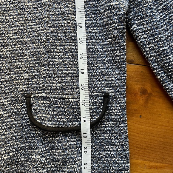 💙 Samantha Lee blazer in blue/black boucle fabric - XL - see photos - Picture 9 of 9